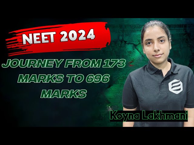 173 in NEET 2021 to 696 marks in NEET 2024#Motivational story of Hard work Patience & Dedication