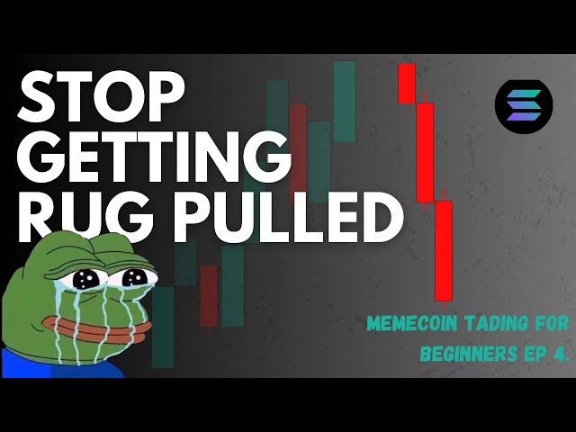 How to AVOID Rug Pulls (SCAMS) in Meme Coins