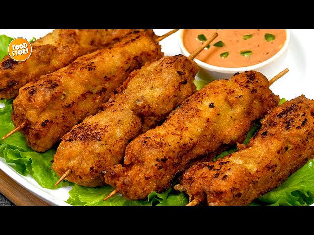 Bakery Style Chicken Sticks Recipe,Ramzan Recipes,Iftar Recipe by Samina Food Story