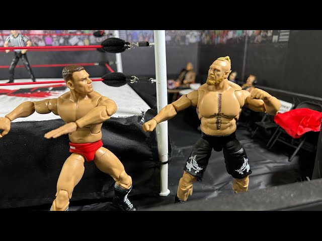 Brock Lesnar Vs Gunther Royal Rumble (WWE ACTION FIGURE MATCH)