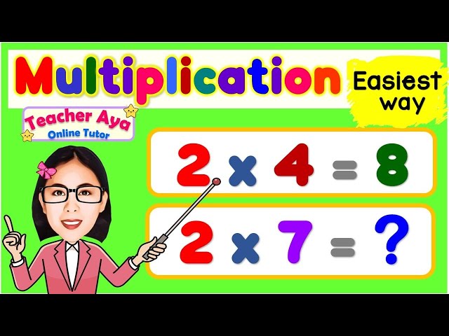 Multiplication | Counting by 2's | Learn to Multiply | Math is Fun | Math for Kids | Teacher Aya