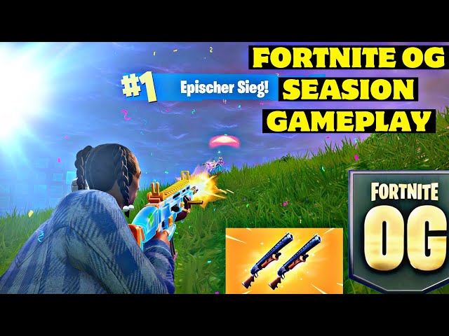 Fortnite OG Chapter 1 Seasion 1 Solo Win Gameplay (No Commentary)