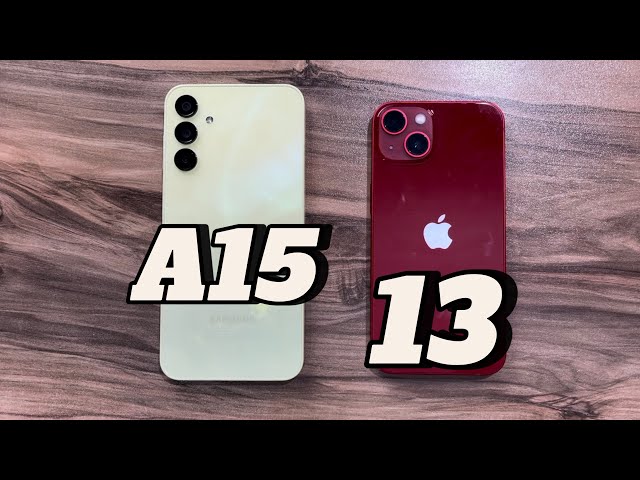 Samsung Galaxy A15 vs iPhone 13