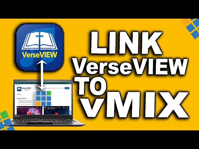 Display Bible & Hymn On vMix With VerseView | Link VerseVIEW To vMix