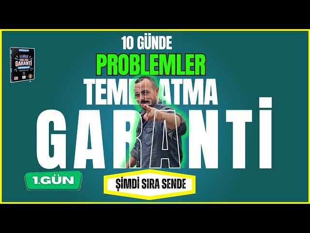 10 Günde PROBLEM Temeli Atma Garanti Kampı | 1. Gün | Şimdi Sıra Sende