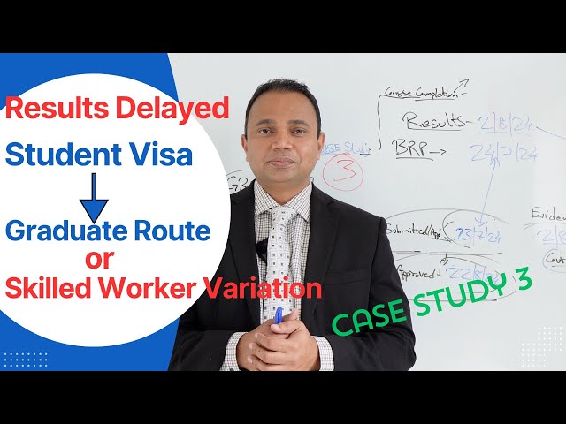 Results Delayed & Graduate Route or Skilled Worker Variation - Case Study 3