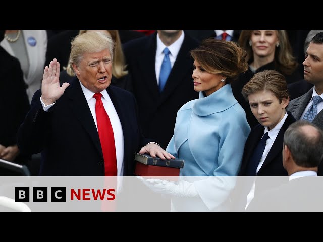 Donald Trump's inauguration moved indoors due to 'dangerous' cold | BBC News