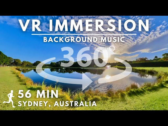 360° VR Immersion in Sydney, Centennial Park - Background Music