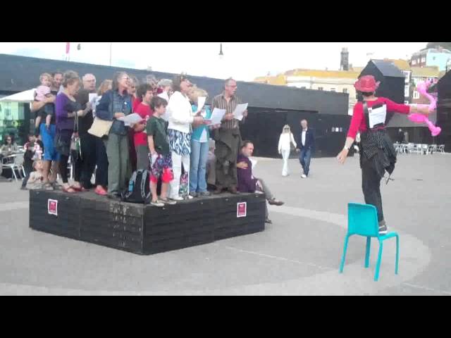 Singing in a Square - Eight Foot Square Challenge - 24 Hours from Hastings