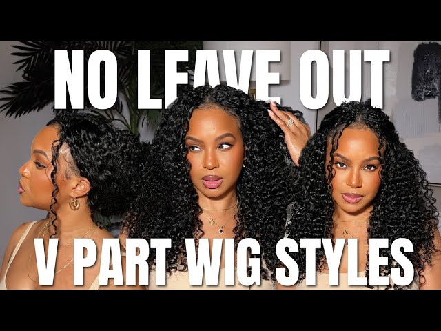 YOUR VPART WIG SHOULD LOOK LIKE THIS! Upgraded Drawstring V Part Curly Wig +3 STYLES|UNiceHair