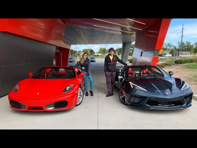 FERRARI 430 vs CORVETTE C8 (BF VS GF)