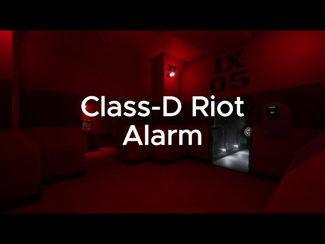 SCP Alarm Theme : Class-D Riot