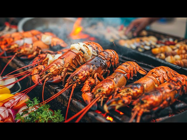 Full Taste of Sea! CHEAPEST Grilled Seafood in Saigon Street Stall/Vietnamese Street Food Collection