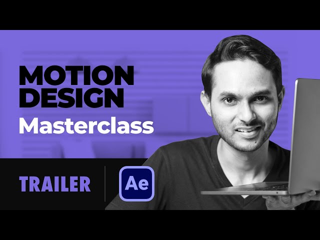 Motion Design Masterclass with After Effects ⚡️ | Tutorial for Beginners 2023 | Saptarshi Prakash