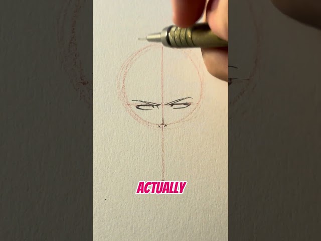 How to draw eyes from front angle || Jmarron