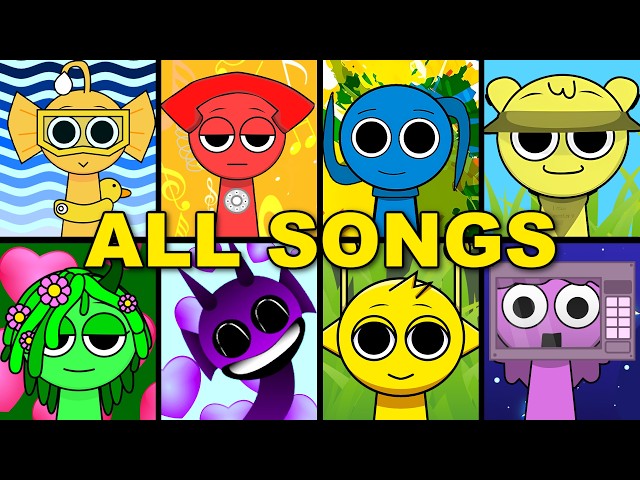 ALL Incredibox Sprunki Songs Animated Music Videos