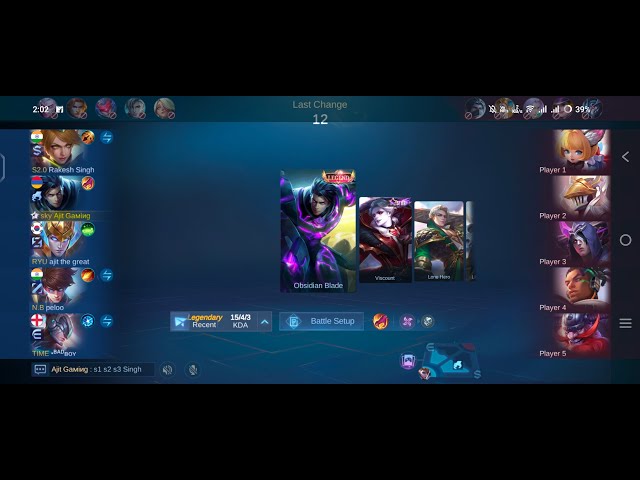 Playing Rank Solo || English Mobile Legends: Bang Bang : 👍 | Streaming with StreamChamp || Solo Rank