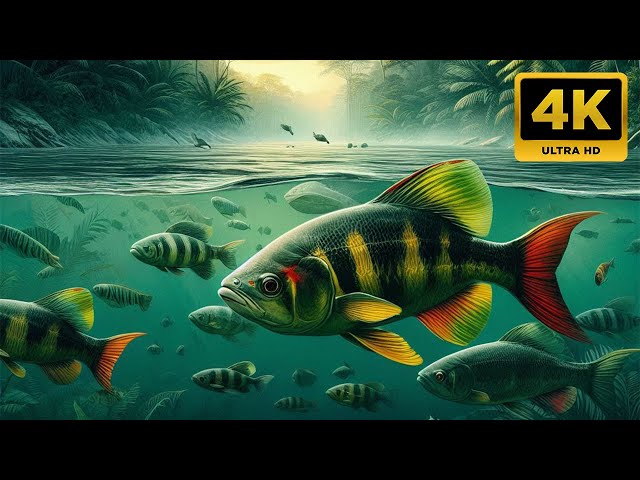 Fishes of the Amazon | Jungle | Forest | 4K ULTRA HD