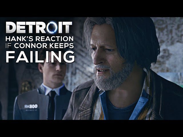 Hank's Reaction If Connor Keeps Failing Every Investigation - DETROIT BECOME HUMAN