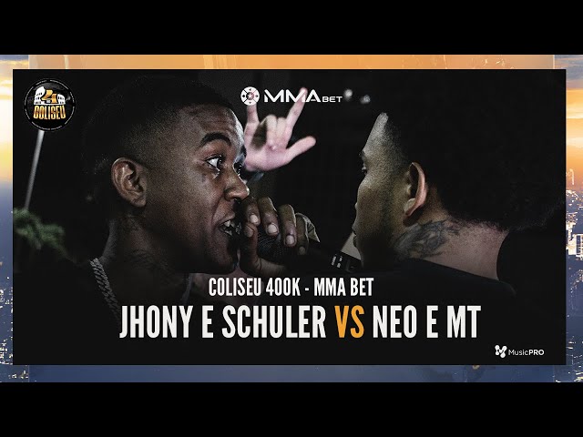 (REVANCHE DO ANO 🔥🔥) JHONY E SCHULER X NEO E MT - GRANDE FINAL - BATALHA COLISEU - EDIÇÃO MMA BET