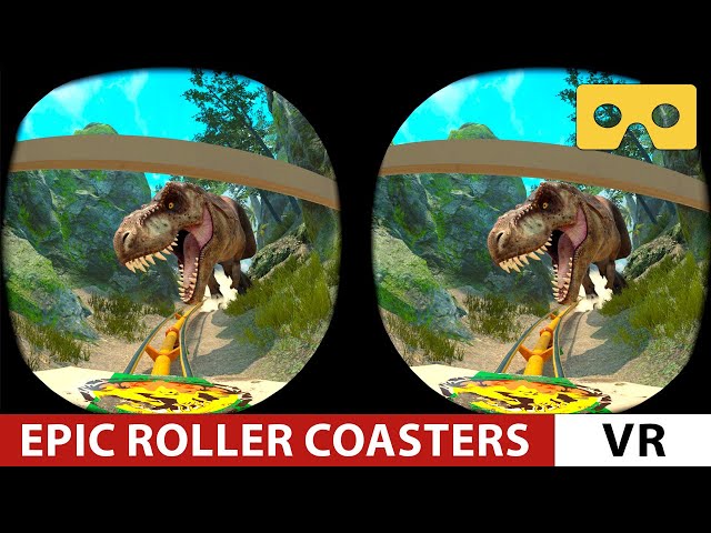 AMAZING VR RIDES in Epic Roller Coasters - VR SBS 3D Video