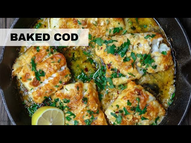 20-Minute Baked Cod Recipe (Baked Fish Recipe)