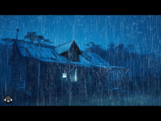 Hypnotize Sleep with Rainstorms & Thunder Sounds | Rain Sounds for Eliminate Insomnia in 3 Minutes