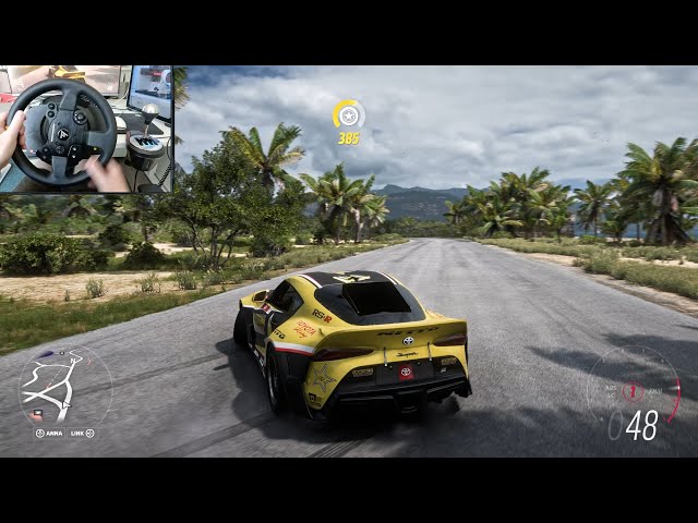 1 hour of learning to drift - Forza Horizon 5 - Thrustmaster TX Live stream