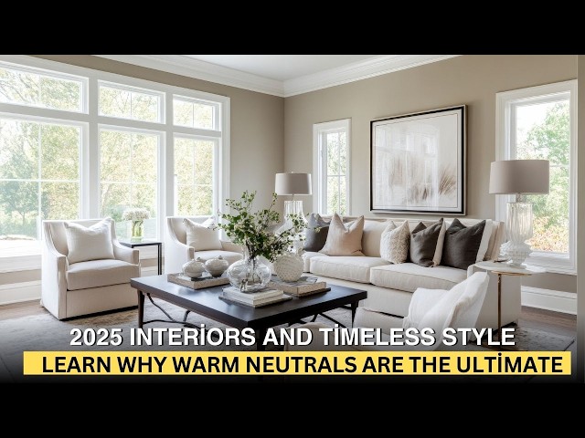 Learn Why Warm Neutrals Are the Ultimate Foundation for 2025 Interiors and Timeless Style