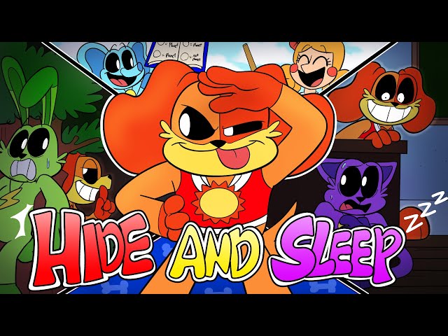 SMILING CRITTERS ANIMATION🌈 'HIDE AND SLEEP' (Poppy Playtime chapter 3 fan animation)