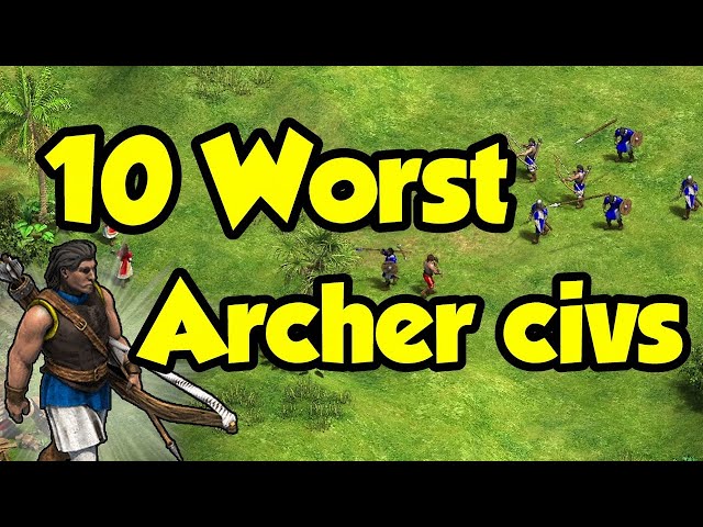 Top 10 Worst Archer civs (AoE2)