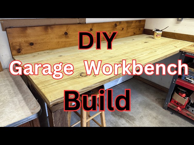 DIY Garage Workbench Build #DIY #diyprojects #renovation #garage #homeprojects #howtobuild