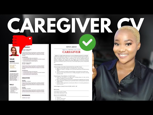 Caregiver CV Format That Has Helped My Clients Land Jobs in the UK and Canada 2024