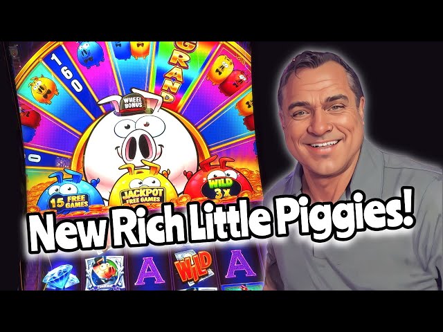 Today We Take On the NEW Rich Little Piggies World Class Slot!