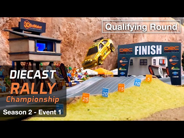 Diecast Rally Racing | Event 1 (pt. 2) Qualifying Round