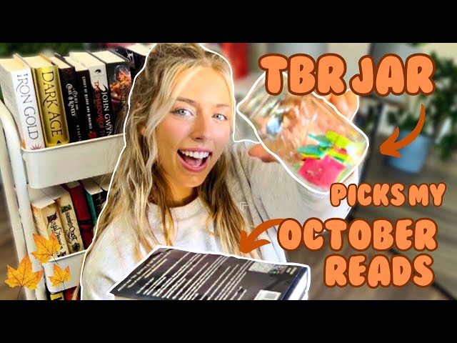 TBR JAR🫙 PICKS MY OCTOBER READS📚🎃🧡 *october tbr*