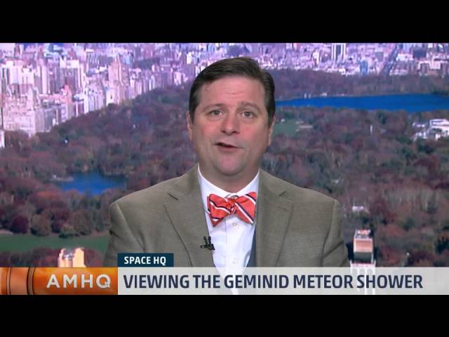 December 11, 2015: AMHQ Weather Channel "Geminid Meteor Shower"