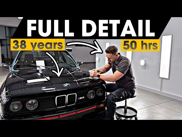 BMW E30 M3 Transformation || First Highend Detailing || Scratch Delete || Ceramiccoating || ASMR