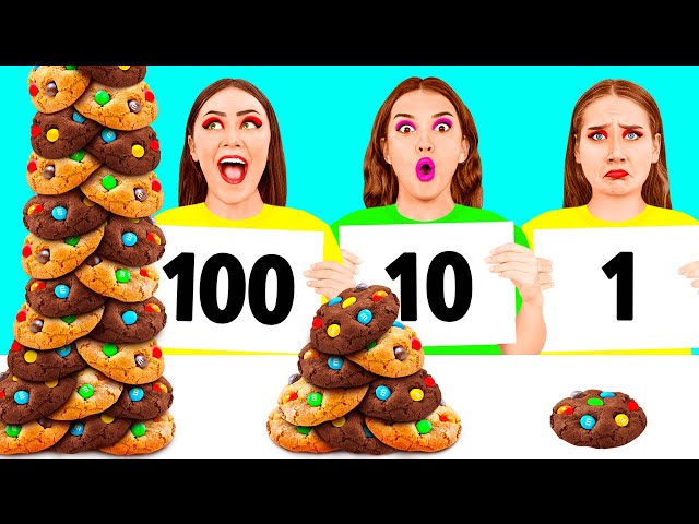 100 Layers of Food Challenge | Amazing Cooking Hacks by TeenChallenge