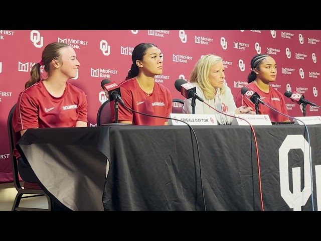 Oklahoma Softball: Patty Gasso, players preseason press conference