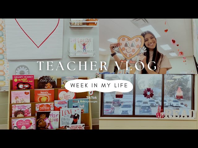 Decorate my Classroom for Valentines Day | First year- Kindergarten Teacher 2023