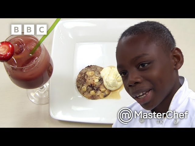 Junior MasterChef Contestants Cookie Dough & Fruit Cocktail Dessert | MasterChef UK