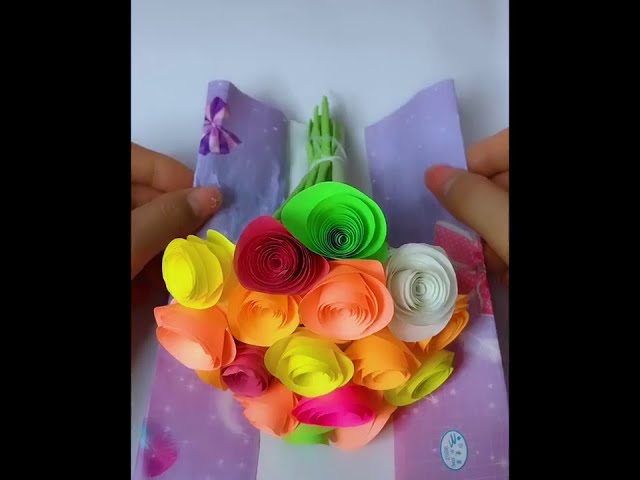 DIY How To Make Paper Flower | Paper Craft Ideas | Diy Flowers