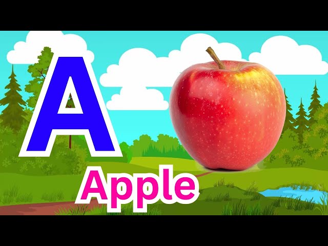 "Phonics Song with TWO Words - A For Apple | ABC Alphabet Songs with Sounds for Children"