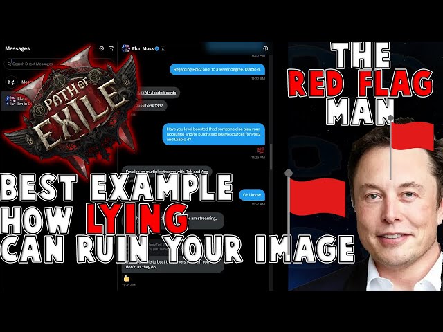 Elon Musk: How NOT TO fake your GAMING SKILLS aka THE RED FLAG MAN