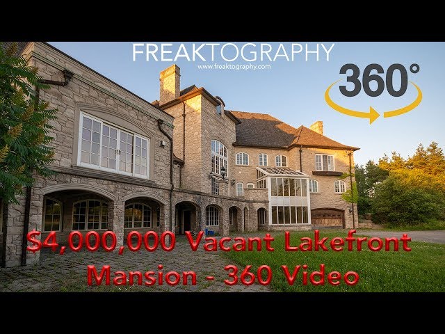 INTERACTIVE 360 DEGREE - Exploring a Four Million Dollar Mansion | $4,000,000 Abandoned Mansion