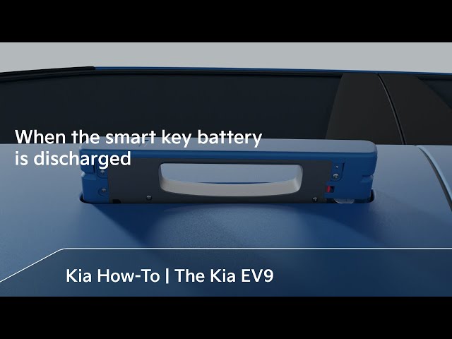 When the smart key battery is discharged｜The Kia EV9