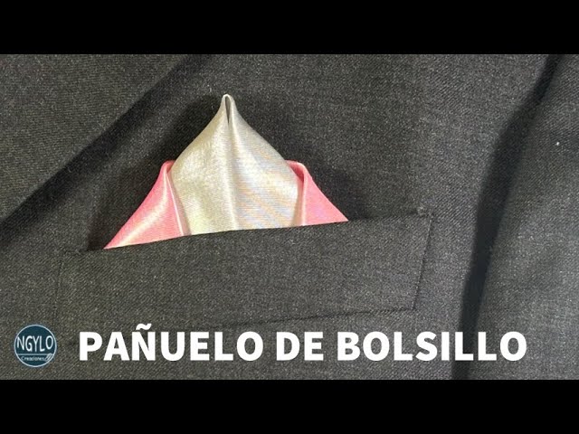 Cómo doblar un pañuelo de bolsillo - Elegante pliegue en puff con alas