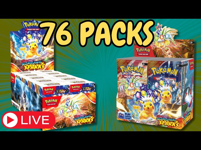 Surging Sparks Build & Battle, Booster Box Opening!