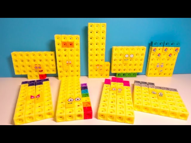 Making Number block 31-39 31 32 33 34 35 36 37 38 39 with Unofficial sticker Satisfying ASMR